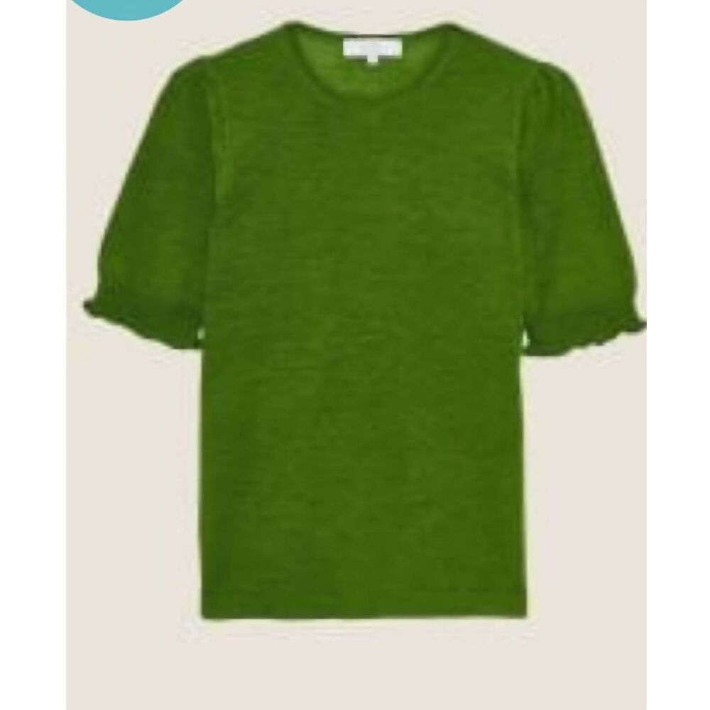 Pearl by Lela Rose Crewneck Knit in green sz XS